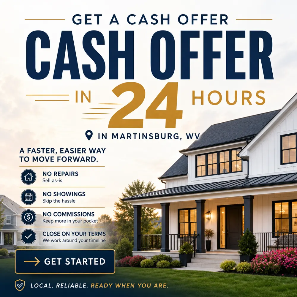 Residential real estate cash offer advertising creative
