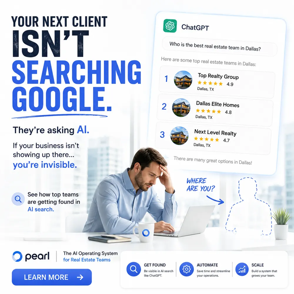 AI search visibility advertising creative for real estate teams