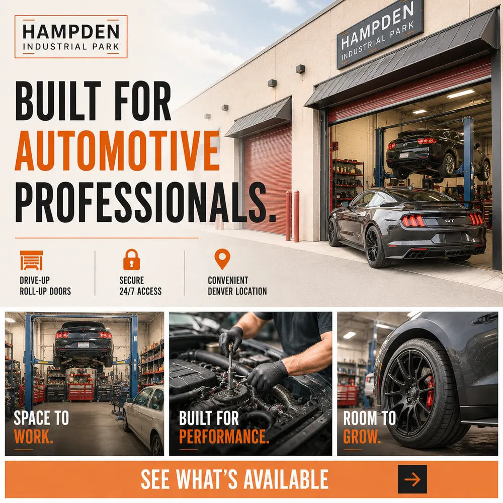 Automotive industrial property advertising creative